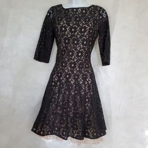 Betsey Johnson Black Lace Dress